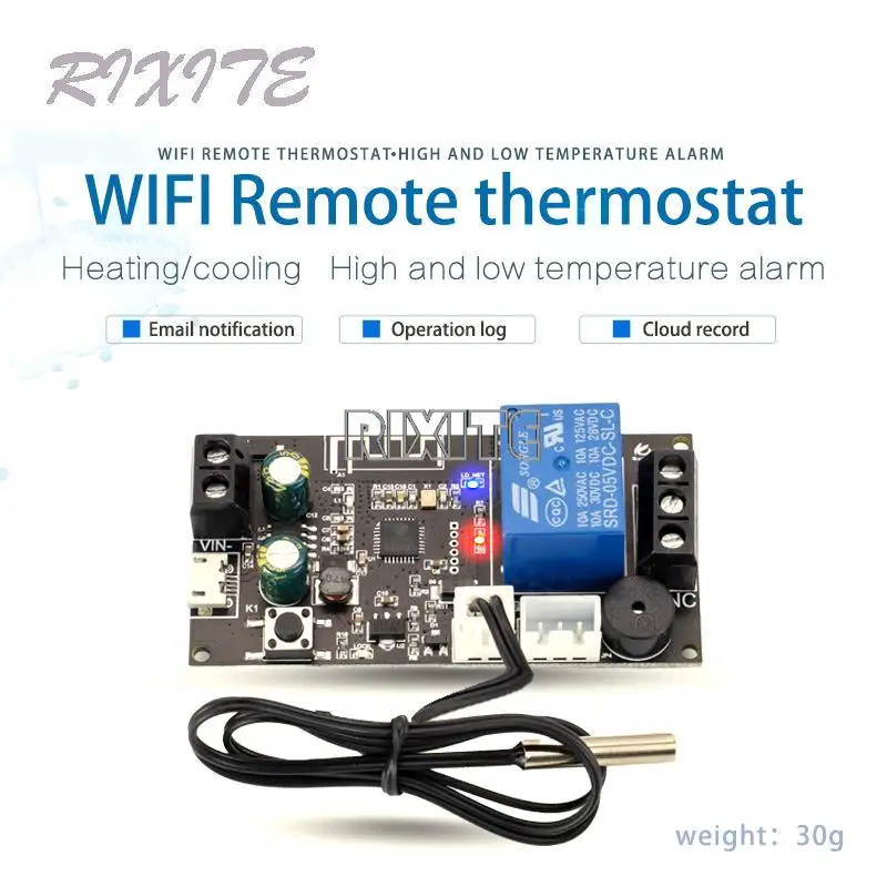 Télécommande WIFI ThermoandreHigh Precision Contrôleur de Température Tech Refroidissement et Chauffage Andrea Temperature Collection DC6-30V