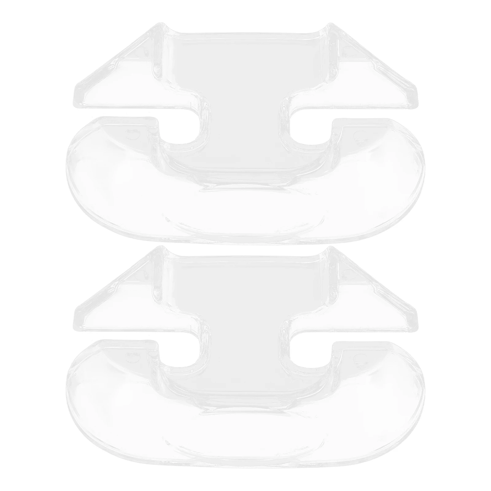 

2 Pcs Shoe Rack Ice Skate Holder Acrylic Display Roller Skates Stand Hockey Inline Accessories