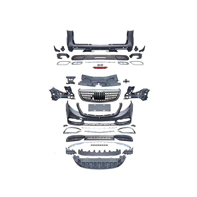 

Обновление заводских продаж Damei, комплект переднего и заднего бампера в сборе, решетка, комплект кузова для Mercedes Benz Vito V260 W447 2016