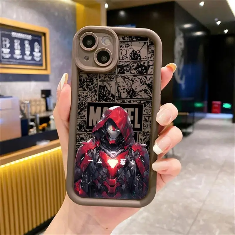 Marvel Spider Man Iron Man Phone Case for Vivo Y03 Y12S Y15S Y93 Y21A Y22S Y30 Y35 Y36 Y50 Y67 Y02 Y16 17 Y19 Y21 4G 5G Cover