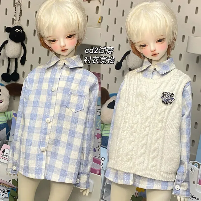 1/4 Bhd دمية Chitose متقلب قميص 45 سنتيمتر دمية تانك القمم سترة متقلب تنورة القوس الدانتيل الداخلية موضة التعادل شارة جوارب بيضاء