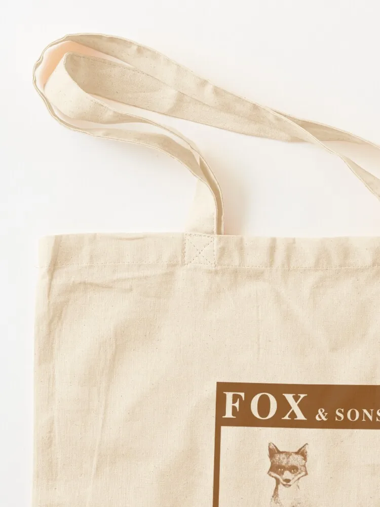 Fox & Sons Books Tote Bag shopping bags foldable Canvas Customizable tote bag custom bags Canvas Tote Bag