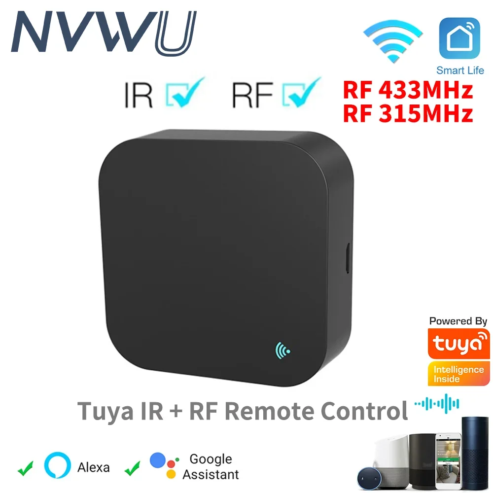 

Tuya WiFi RF IR Remote Control Smart Home for Air Conditioner ALL TV LG TV Support Alexa,Google Home