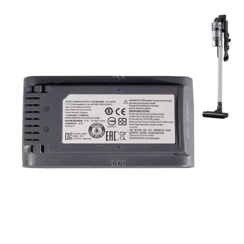 New Original for Samsung Sweeper Battery VCA-SBT90 Vs9000 Jet90 Jet75 Jet90E VCA-SBT90 Cordless Handheld Vacuum Cleaner Battery