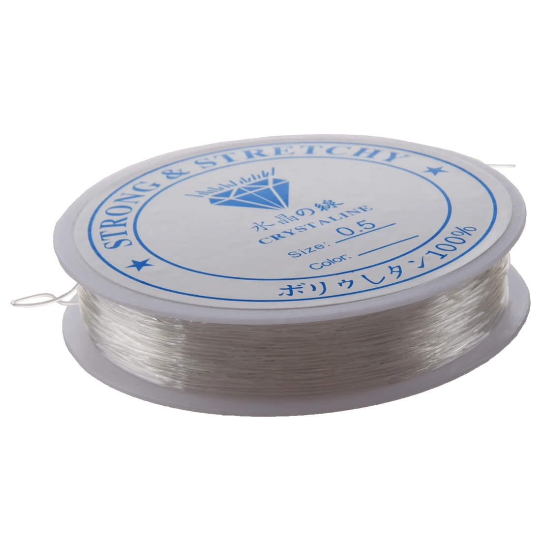 A56K 20 Meters Spool of Crystal Clear Strong Beading Thread Cord Wire Jewellery Making Stringing Necklaces Bracelets 0.5mm