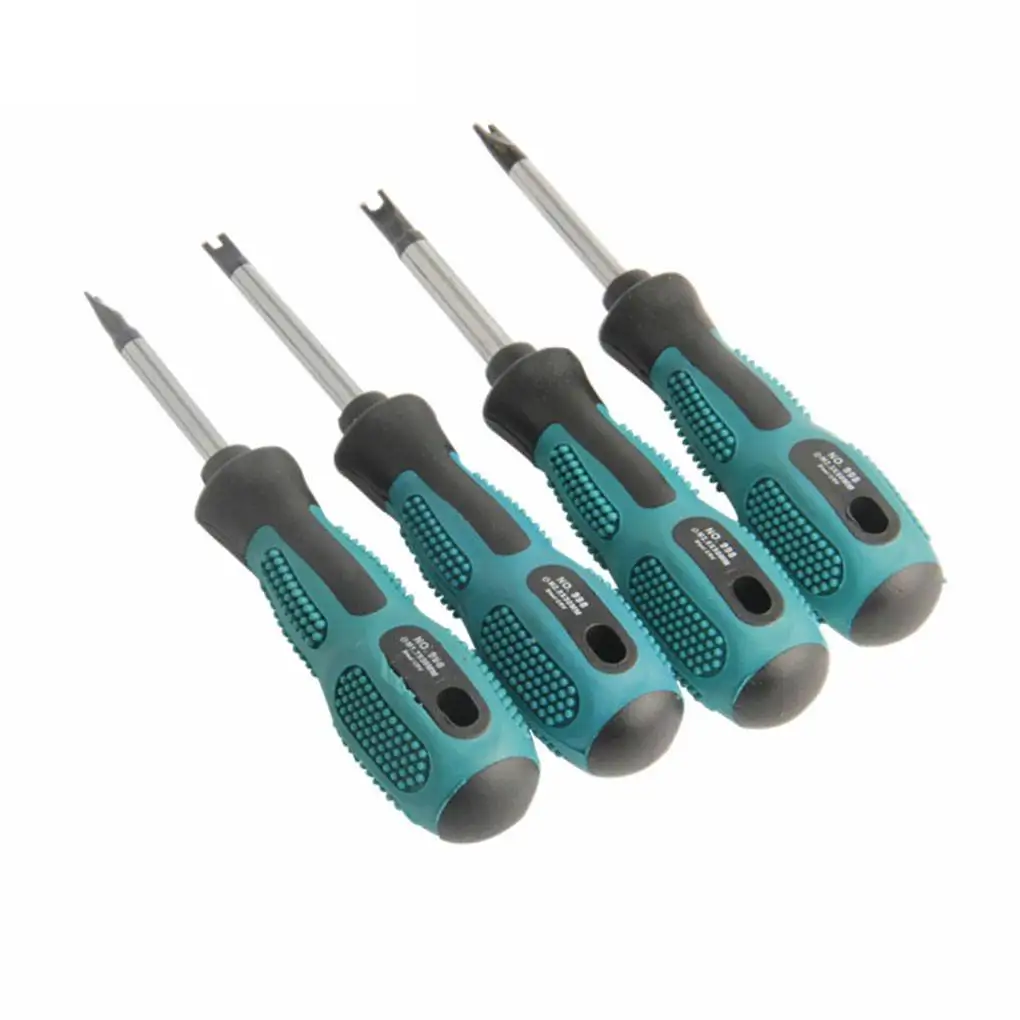 4PCS/Set Screwdriver Set Screwdriver Bits U Fork Type Slotted Screw Driver Repair Hand Tool Screwdriver Bits Kit