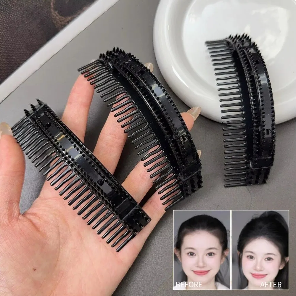 Invisible Hair Volume Enhancer Comb Cushion Stable Hair Roots High Crown Volumizing Fiber Insert Comb Heightening