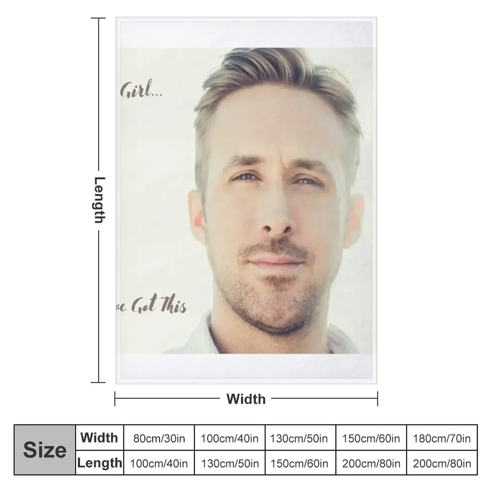 Hey Girl Ryan Gosling Throw Blanket Soft Beds Loose Blankets