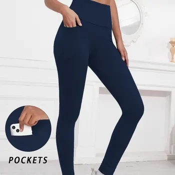 Leggings Noel Femme Pantalon De Yoga Sport Taille Haute Leggings Sport Pour Femmes Taille Elastique Pantalon Jogging Imprimé De Noël Legging De Sport Femme Décontractée