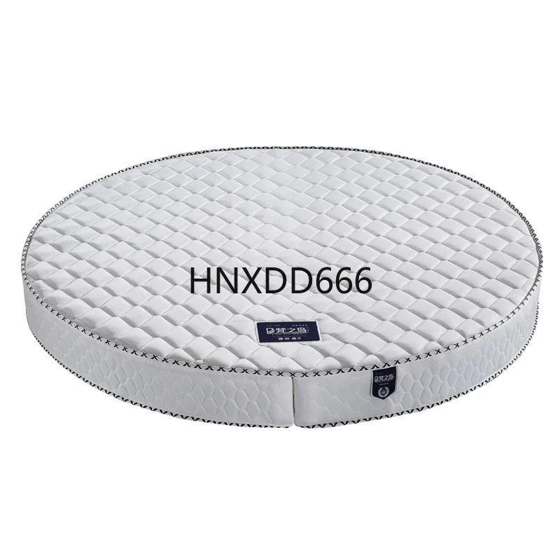 

Fabric Coconut Fiber Spring Comfortable Round Mattress for Round Bed Frame 1.8m 2m 2.2m Diameter king Queen Hotel Mattress