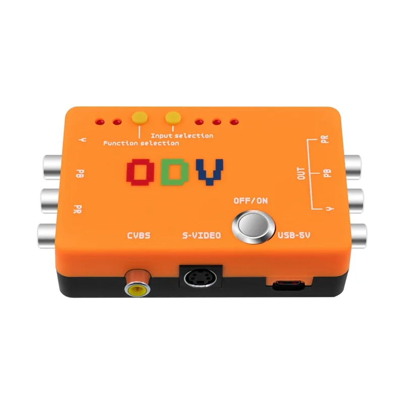 

AY14 -ODV-II Component/CVBS/S-Video To Component Converter Adapter Without Delay Inputs For Retro Gaming Console Accessory