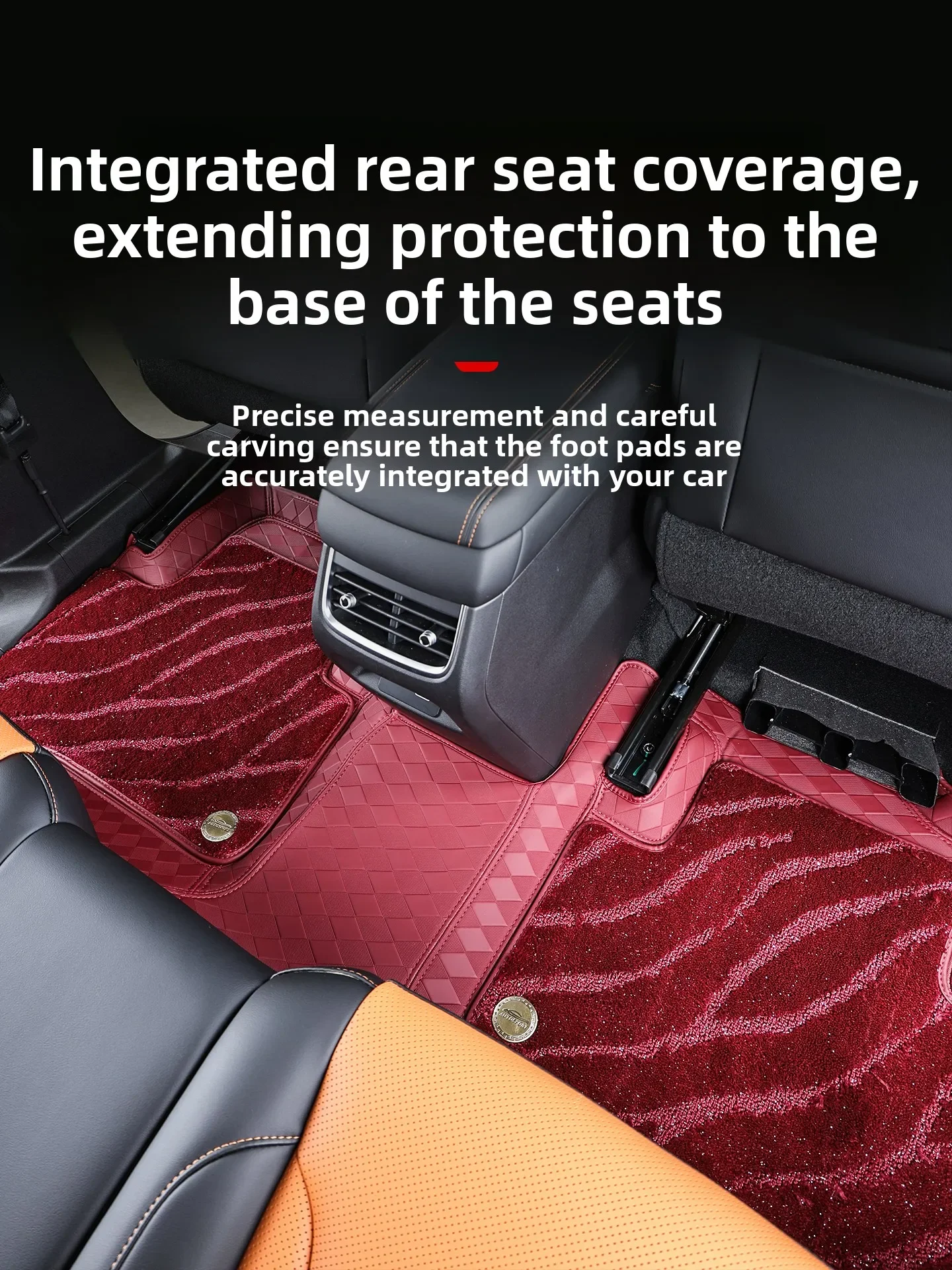 For GWM Tank 300 2026 Car Full-Coverage Floor Mats Wear-Resistant Double Layers Leather+Starry Sky Foot Carpets Accessories detail image 4