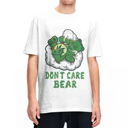 Care Bears Smoking Weed Cannabis Marijuana 4-20 Stoner Gift T Shirt Men Cotton T-Shirt Round Neck Tees Short Sleeve Clothes