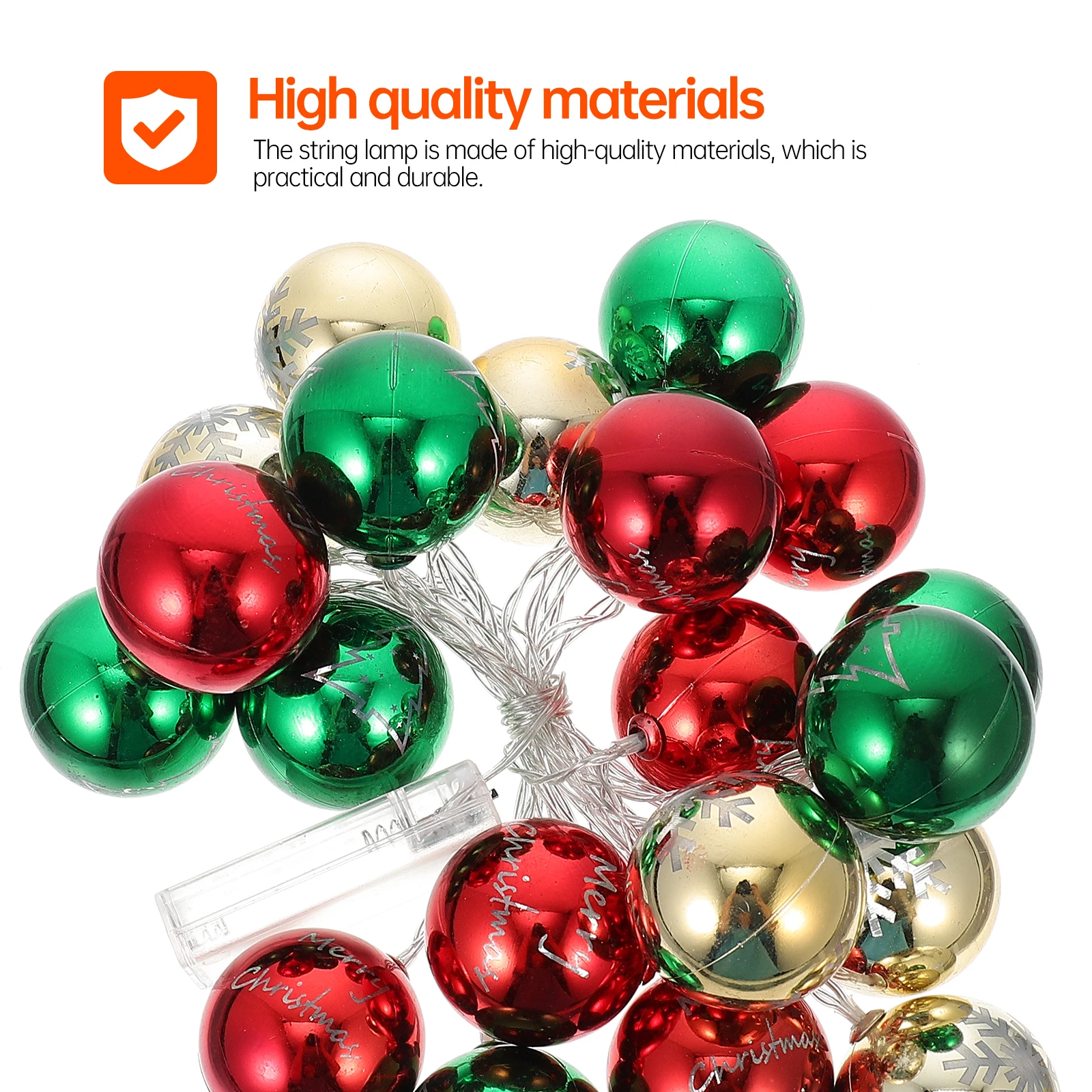 

Christmas Tree Decorations Color Ball Light String Lights Lighting Hanging Decorate Balls