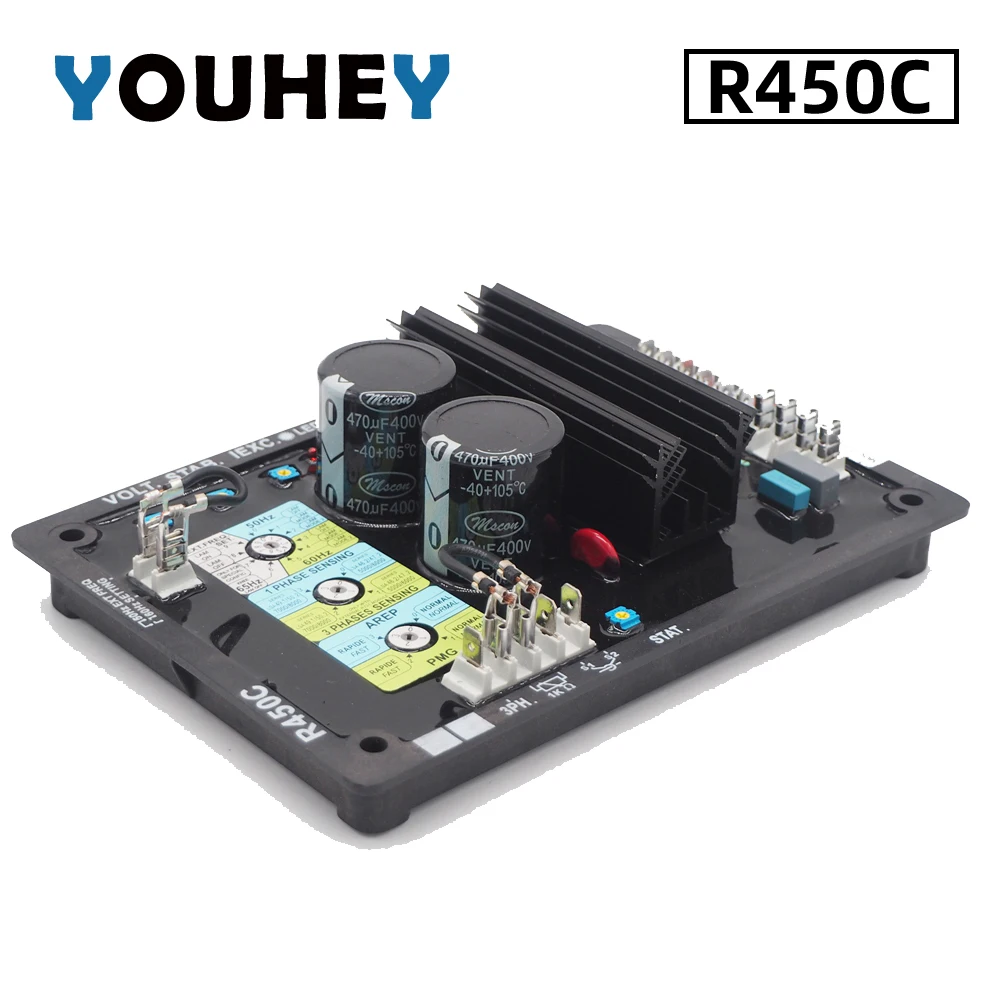 R450C AVR Generators Automatic Voltage Regulator IC Board for Leroy Somer Stabilizer Alternator Parts