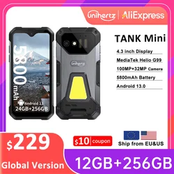 Unihertz 8849 Tank Mini1 Mini teléfono resistente Pantalla de 4,3