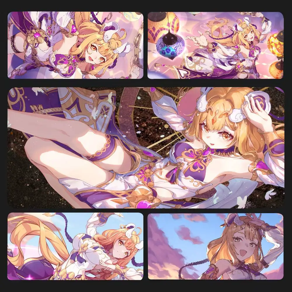 Susannah Anime H-Honkai Impact 3rd Mousepad Non-slip Suitable For Office Computers Laptops E-sports Game Desk Mats XXL Keyboard