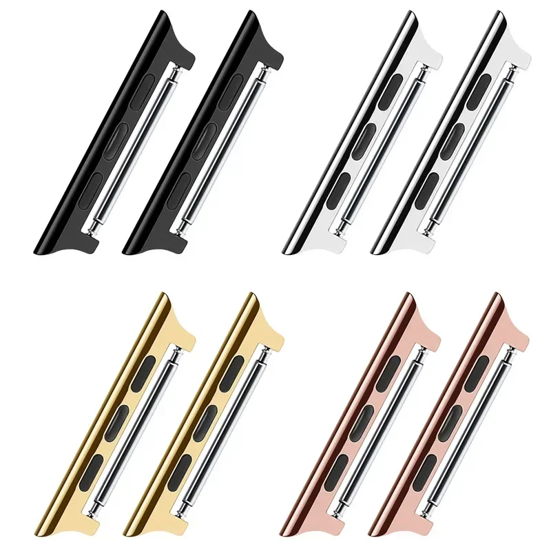 Connettore per cinturino Apple Watch Series10 9 8 7 6 5 4 3 SE 44mm 40mm 38-42mm 41mm 45mm Adattatore in acciaio inossidabile iwatch Ultra 2 49mm