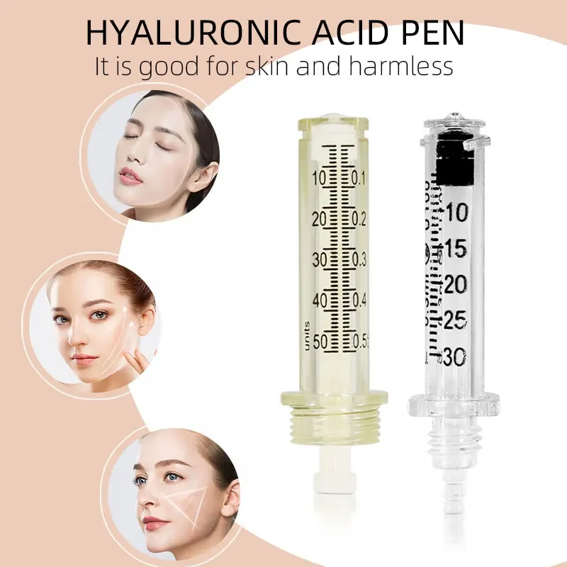 

0.3 ML Sterile Ampoule Head Syringe Needle Disposable High Pressure For Hyaluron Gun Hyaluronic Pen Lips Injection Anti-Wrinkle