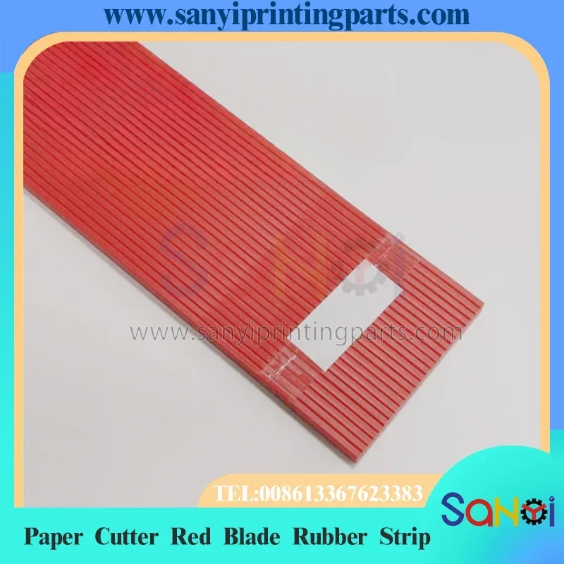 25PCS/Lot Polar Paper Cutter Red Blade Rubber Strip 4.5x10MM 930 /1160 /1380 /1560
