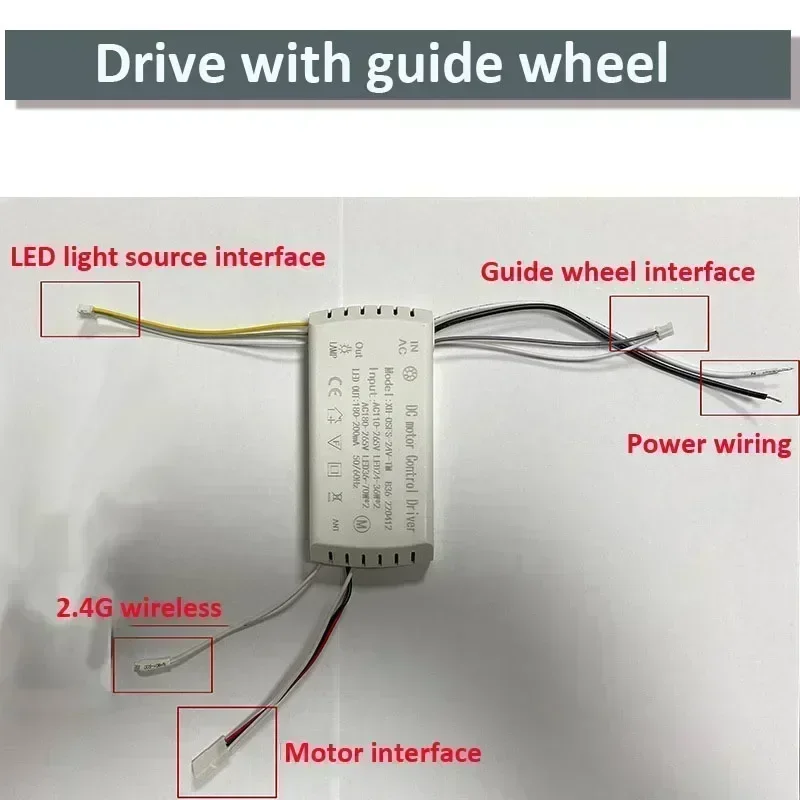 Ceiling Fan Light Remote Control Kit Dimmable Controller Driver Fan Light Accessories 220V