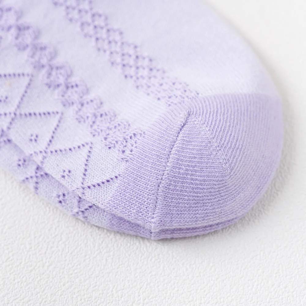 4 Paar Mädchen-Socken mit Spitzenrüschen, atmungsaktiv, bequem, bezaubernd, Prinzessinnen-Stil, für Kinder, Tanzsocken mit Rüschenbesatz – Detail 8