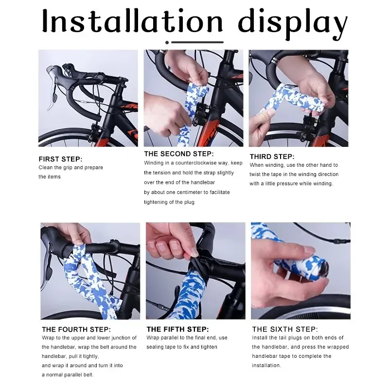 Bicycle Handlebar Tape Road Bike Handle Bar Tape Bicycle Accessories Sport Handlebar Bandage Wrap Bent Handlebar Tape