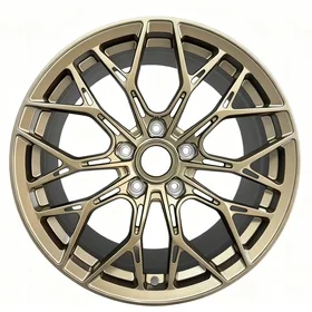 Gold Forged Aluminum 6061-T6 Wheels Cost Effective Spoke Design 1-Year Warranty Factory DirectW205,W213,W166,X156,W257