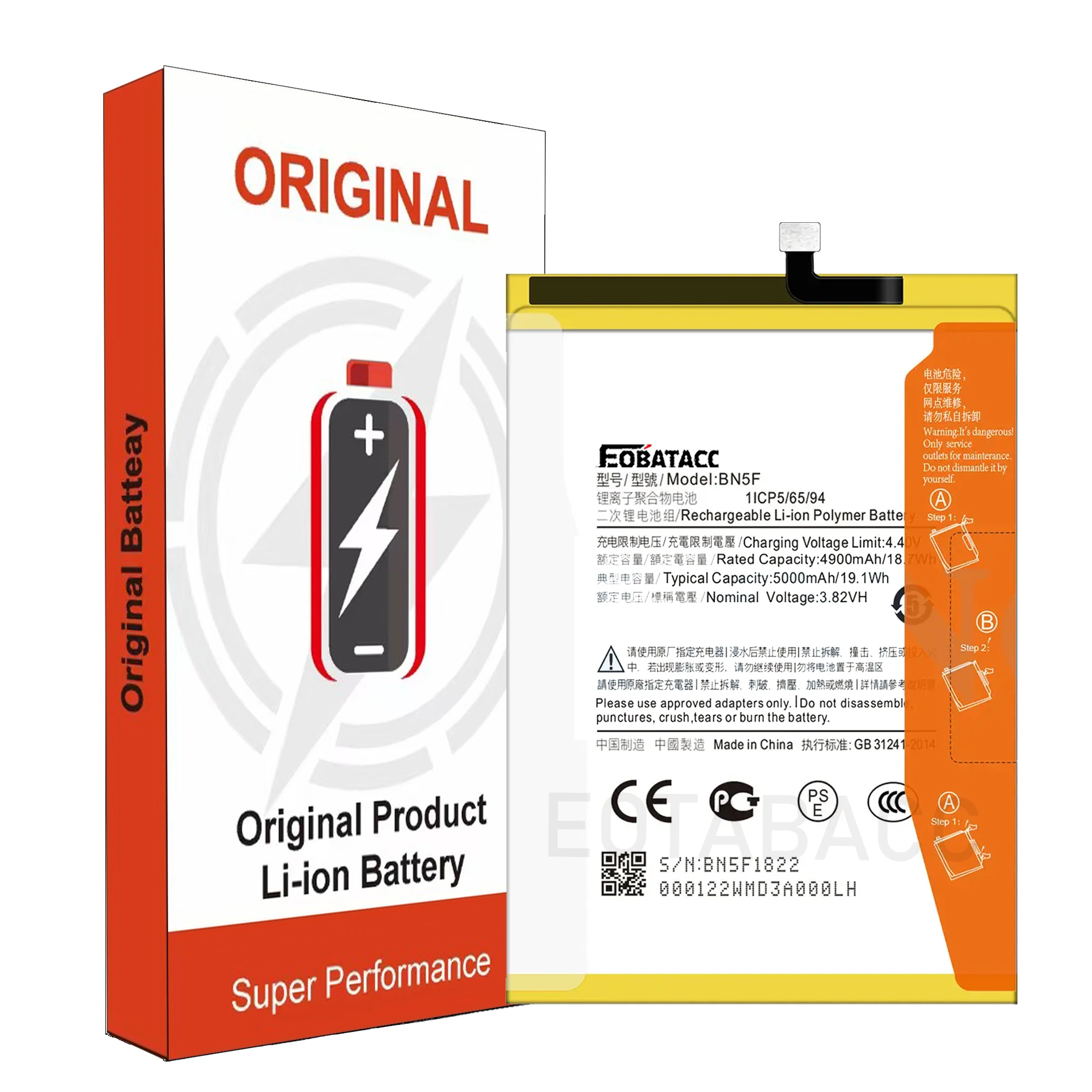 2025 Years High Quality 5000mAh BN5F Battery For Xiaomi Redmi Pcoc f3 gt K40 5G 10C 10 Prime Batteries Replacement Batteria