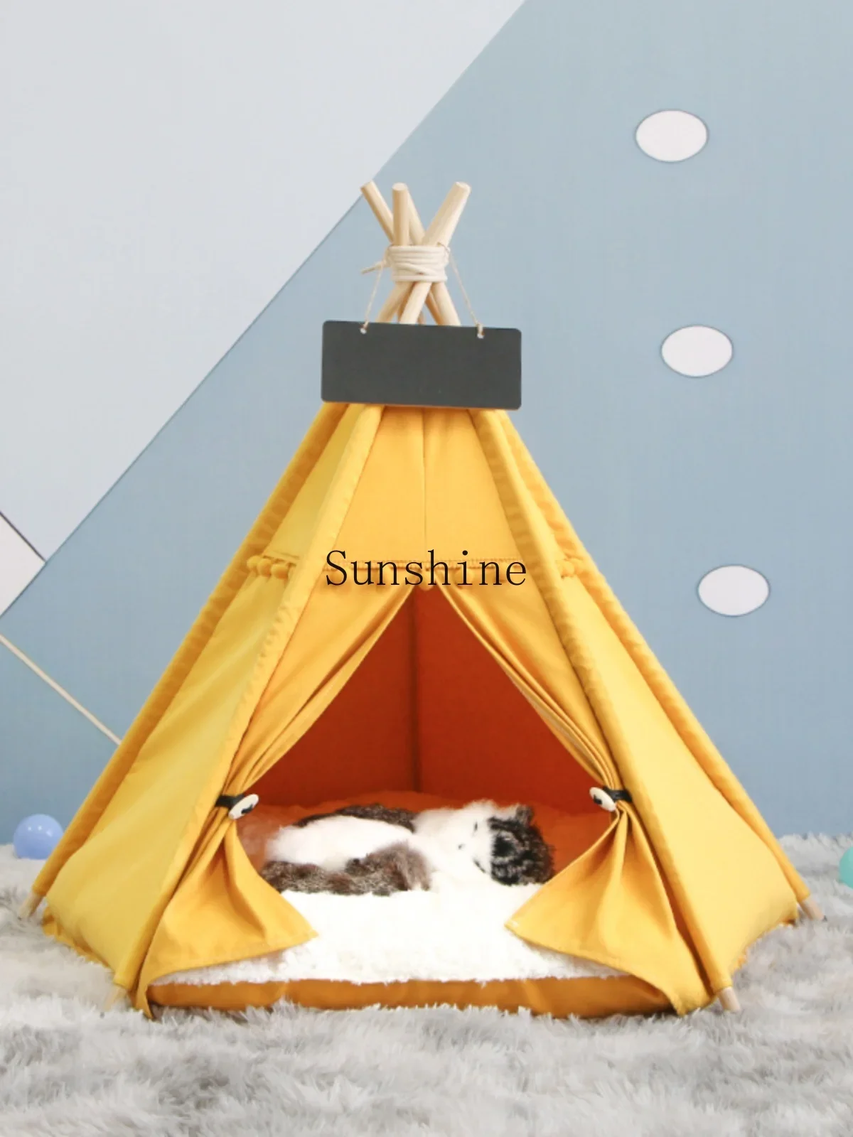 Pet tent Four seasons universal cat kennel Removable indoor cat house