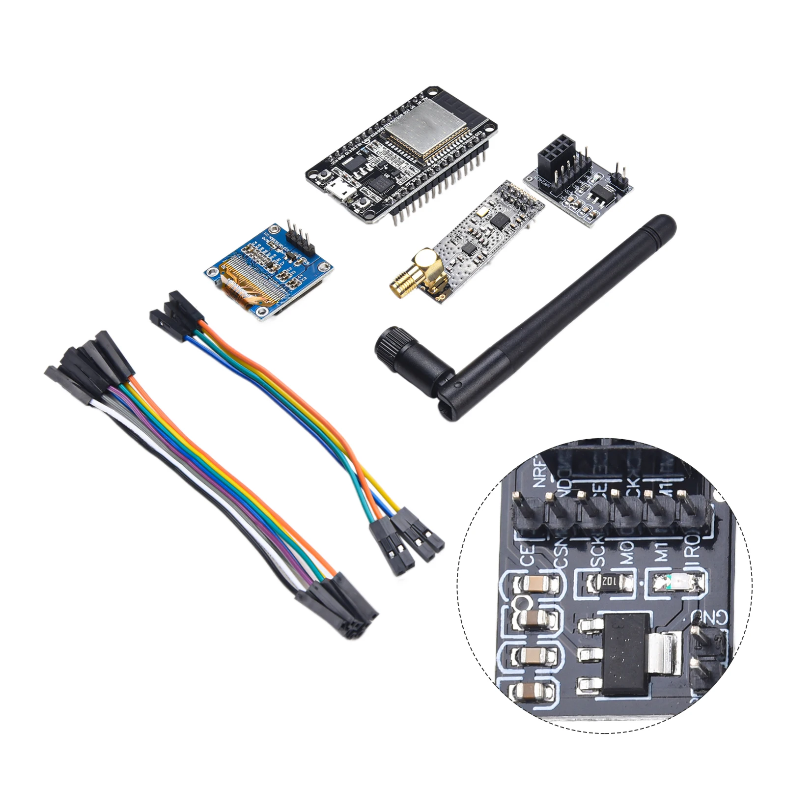 1PC For-Hoymiles Inverter For OpenDTU For-Hoymiles NRF24L01 Antenne Kit Module Complete With An Integrated Antenna Power Tool