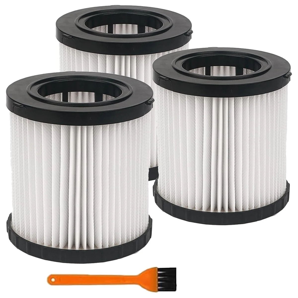 Filtros de cartucho a vácuo úmido e seco, filtro HEPA para DeWalt Shop Vac, DCV580, DCV581H, DCV5801H, 3pcs
