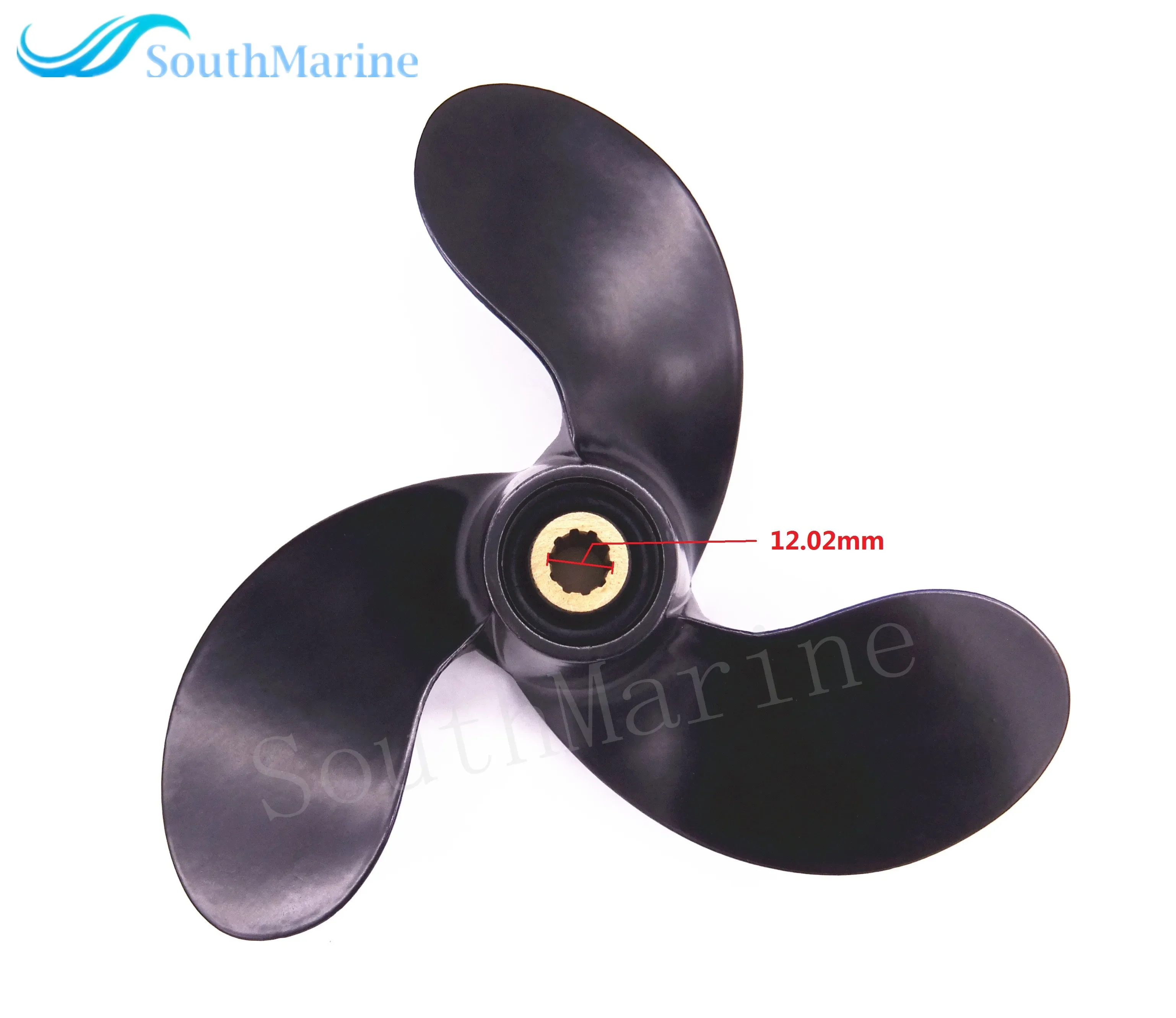 Aluminum Alloy Propeller 58110-97JA0-019  for Suzuki 2.5hp DF2.5 Outboard Motors A520 7 1/2x6