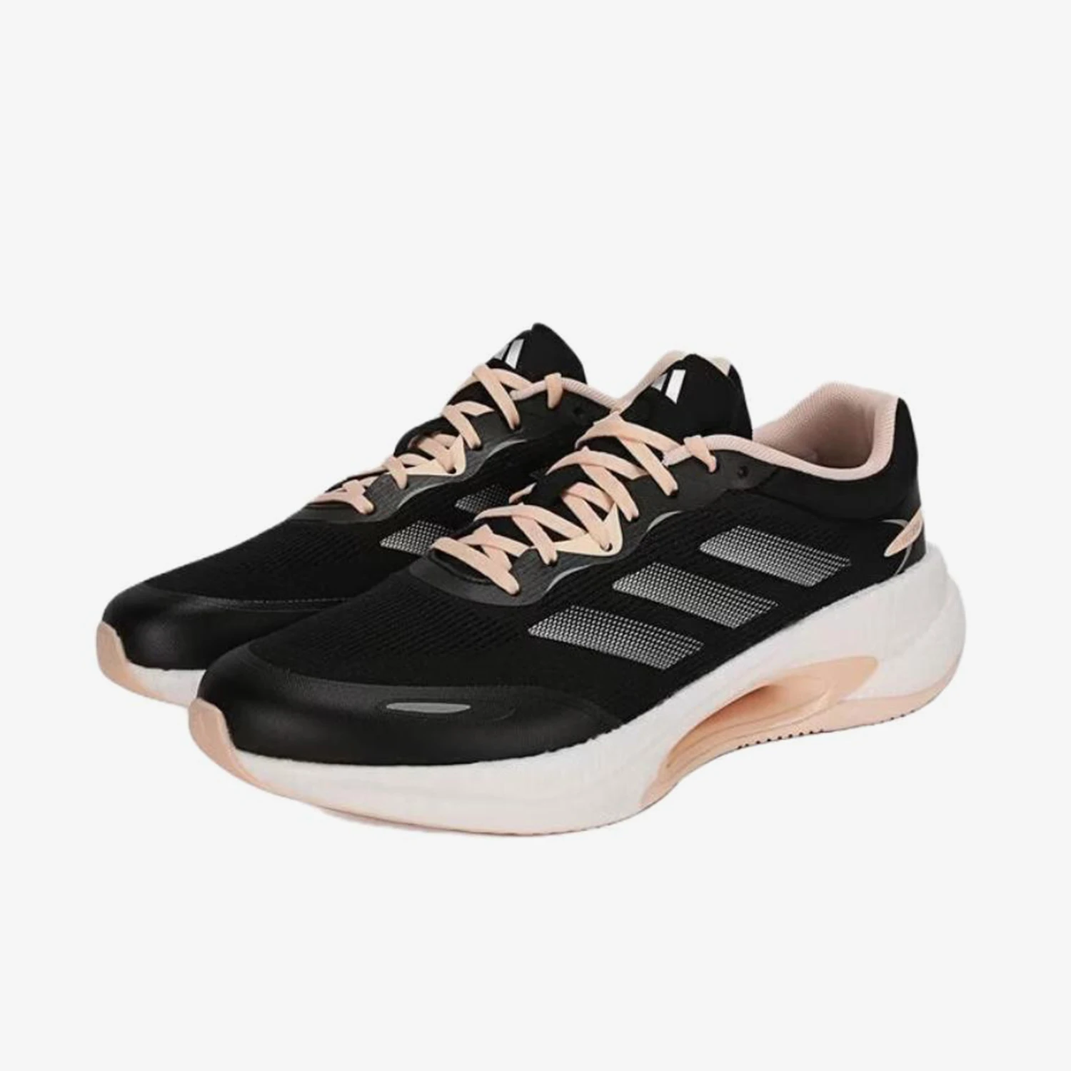 Adidas genuine VELOSTAR new women's black and pink low top running shoes KH5344