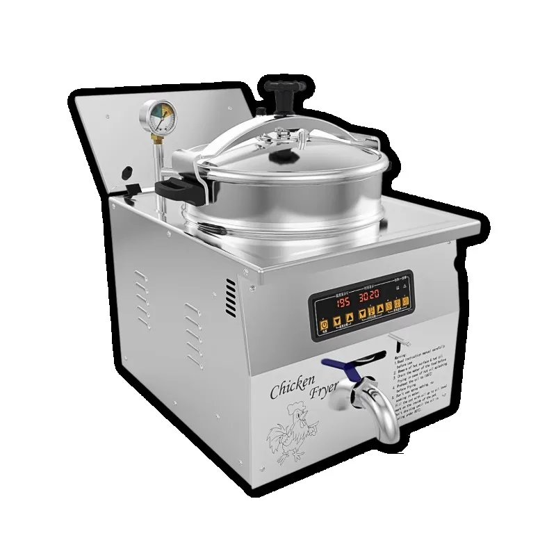 

Exclusive Customization Automatic Egg Fryer Machine Easy Maintenance Electric Fryer Pan 8Psi Pressure Fryer Electric