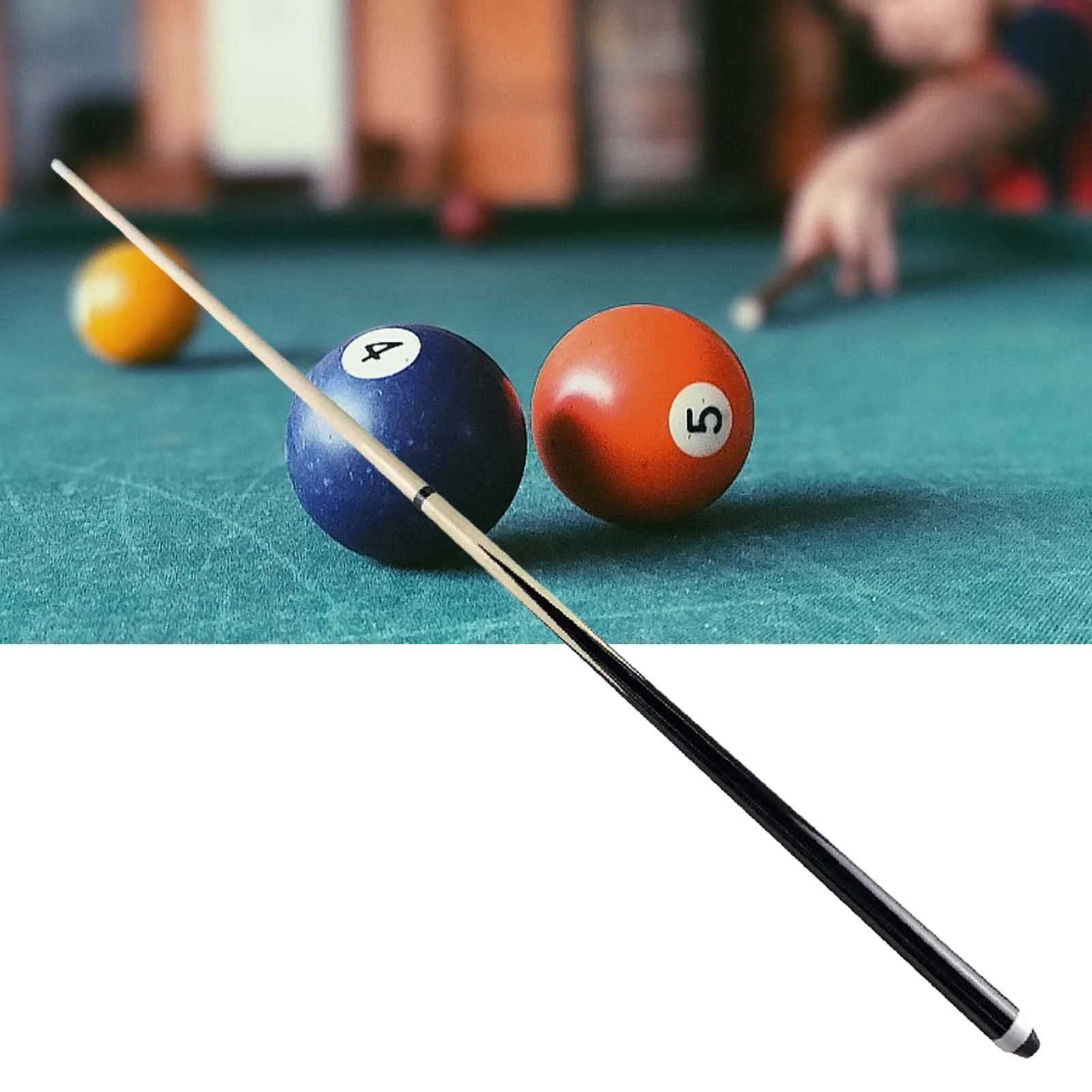 Short Pool Cue Billiard Rod Professional Durable Hard Rock Billiard Tool Kids Pool Stick Billiard Stick Girls Beginners