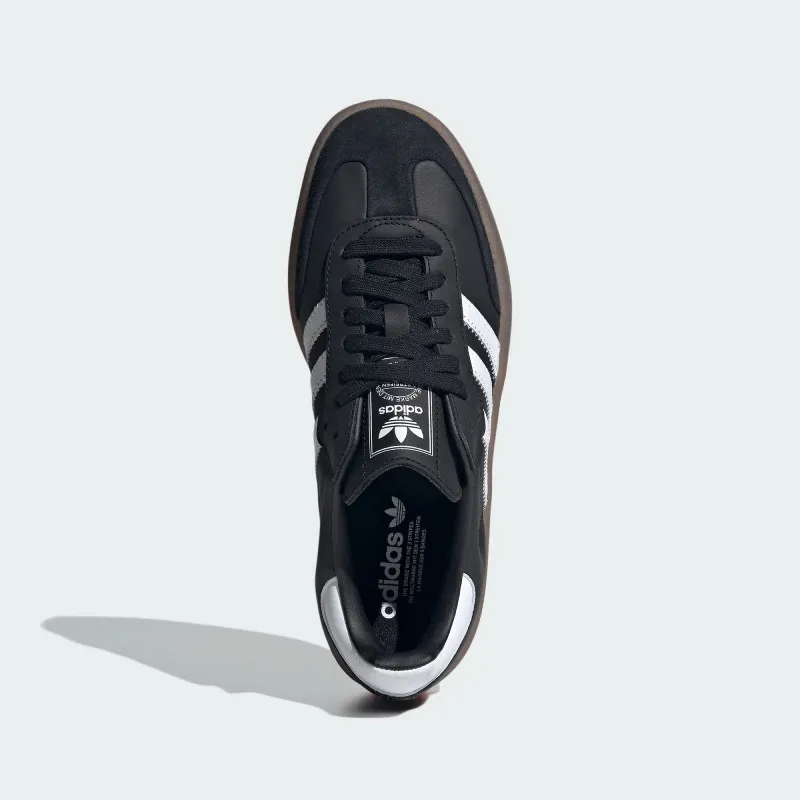 Adidas JI1350 Lace Up Leather Suede Sneakers Thick Sole Non Slip Retro Daily Casual Walking Shoes