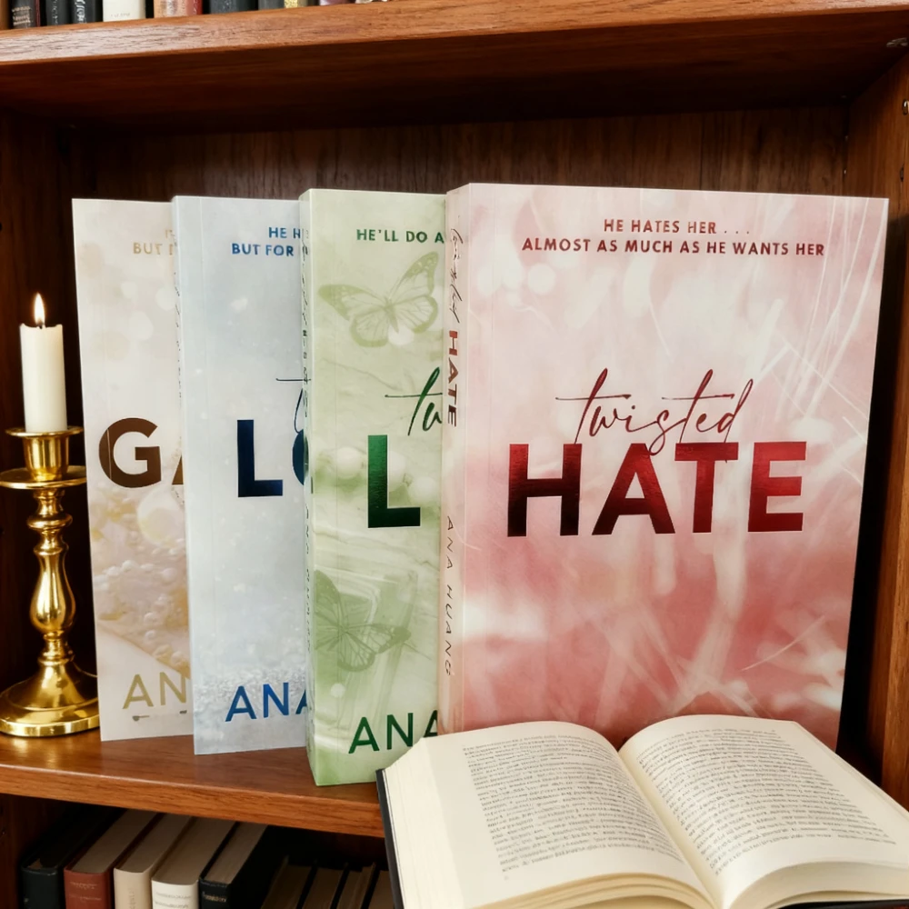 

Ana Huang Twisted Series Contemporary Romance Reads (Games/Love/Lies/Hate)Romantic Drama Suspense for Romance Fans Daily Leisure