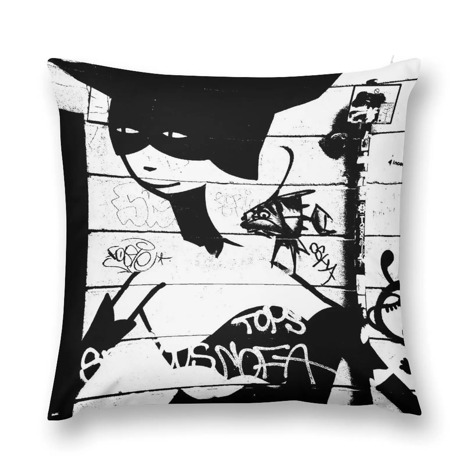 

Graffiti, East London Throw Pillow Pillows Aesthetic Pillow Case Christmas pillow