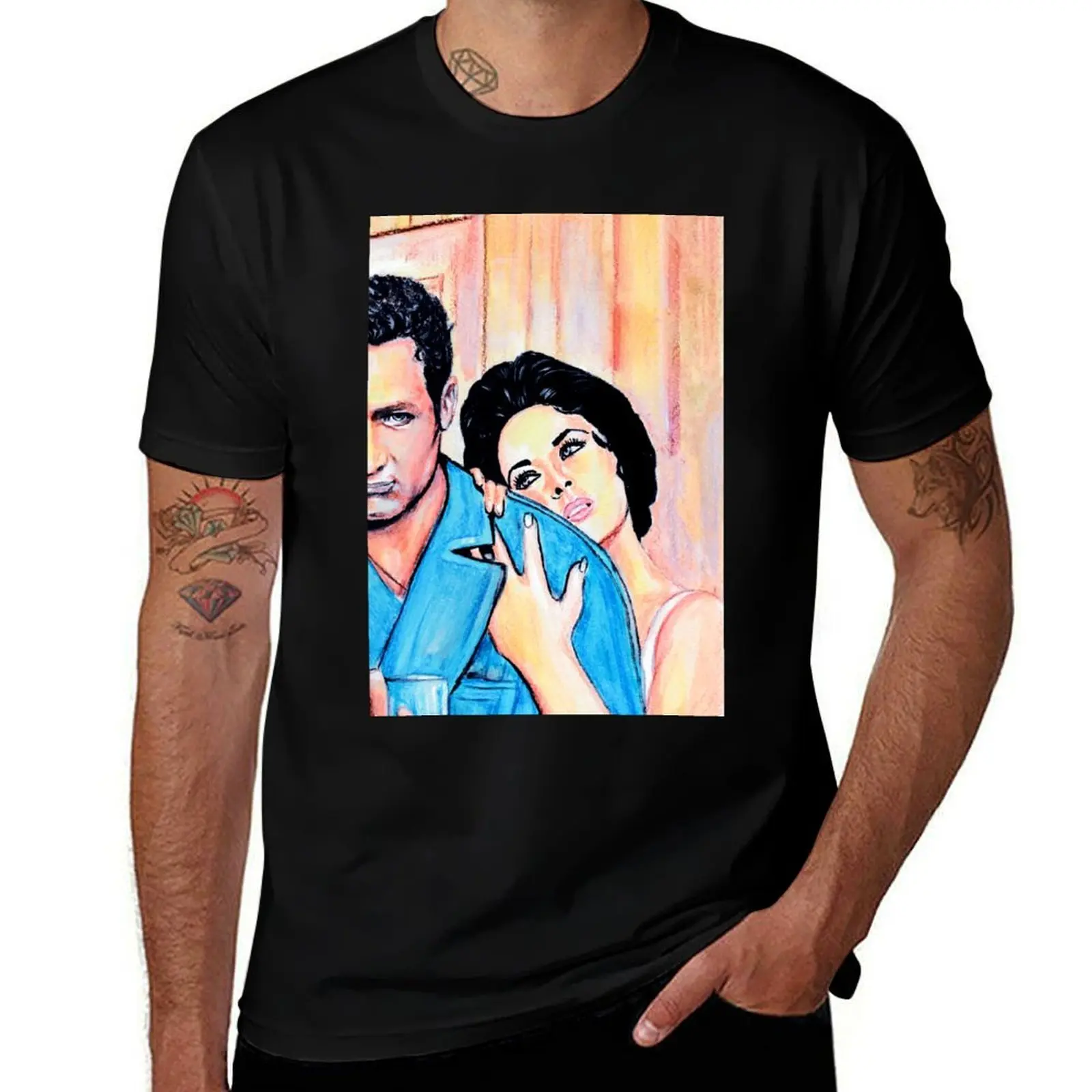 Cat on a Hot Tin Roof T-Shirt Functional Casual Short Sleeve Tee T-Shirt