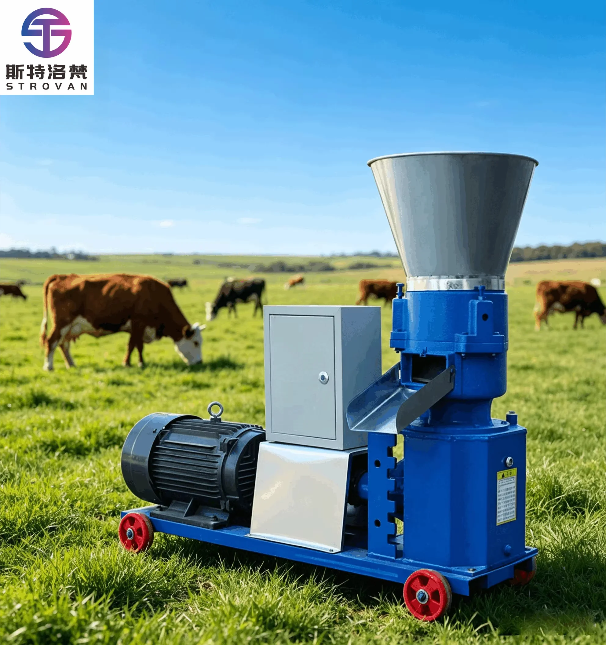 Affordable Small Feed Pellet Mill Machine High Efficiency Animal Fodder Granulator for Small Scale Breeding