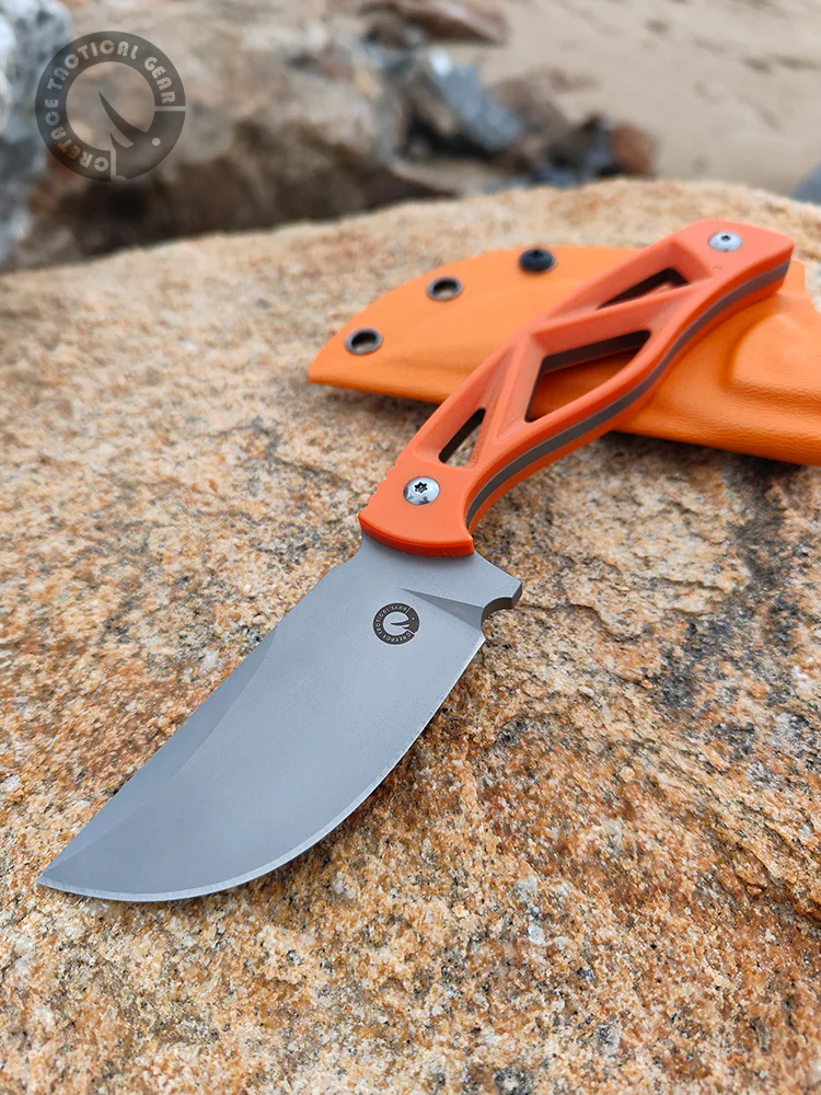 

CRETACE JUICE Sereis Fixed Blade Integrated DC53 Knives G10 Handle Outdoor Camping Bushcraft Survival EDC Self Defense Knife