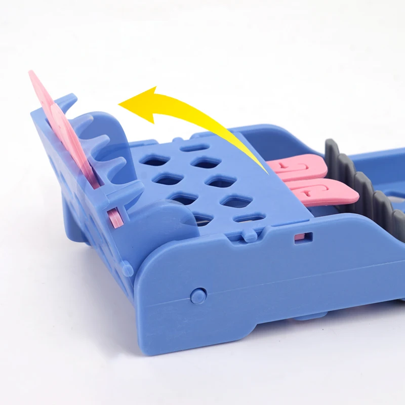 

1 шт., коробка для стоматологической стерилизации, 4 цвета, держатель, держатель для ящика для инструментов, пластиковый высокотемпературный лоток для стерилизации, хранение инструментов