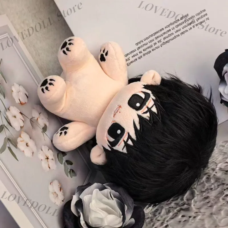 

20cm Anime Attributes Kawaii Boy Cosplay Plush Cotton Doll with Skeleton Cartoon DIY Dress Up Clothing Q Version Toy Figure Gift