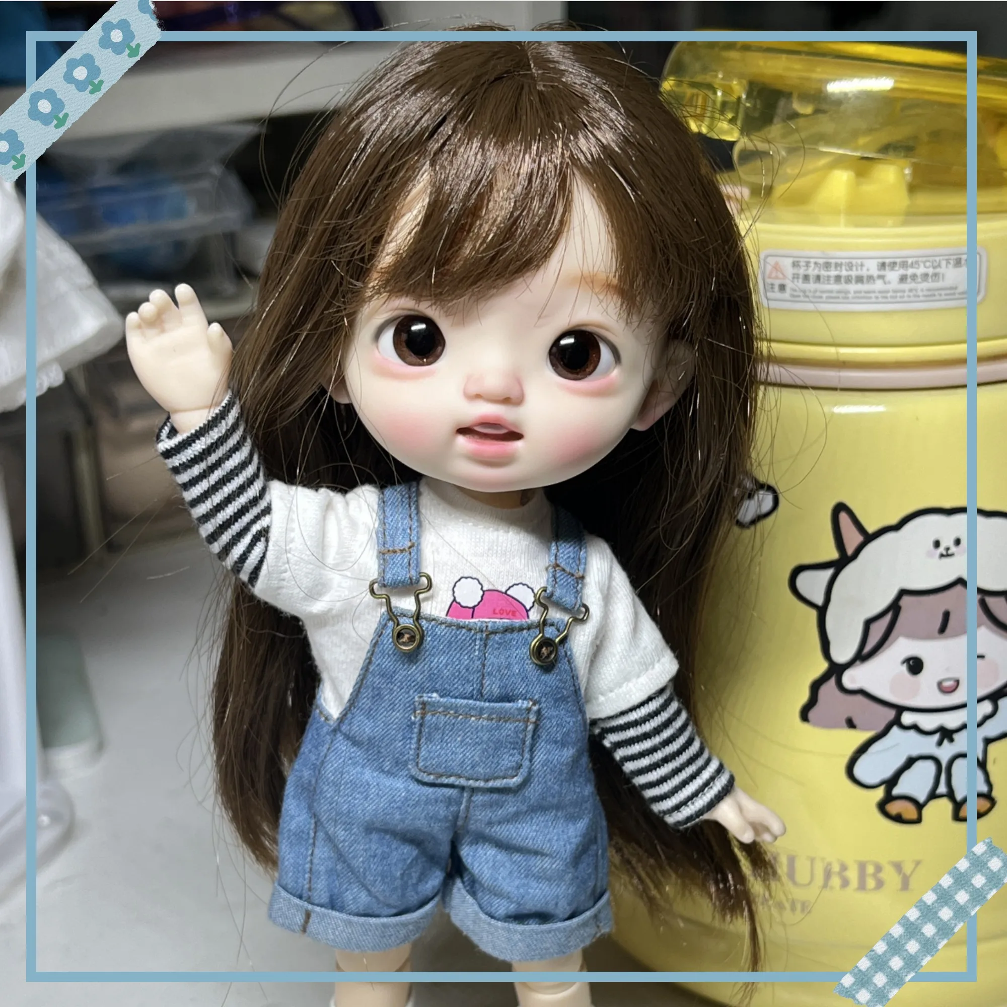 NEW STODOLL 6 Points Flip Resin Head Happy Squirrel 2.0