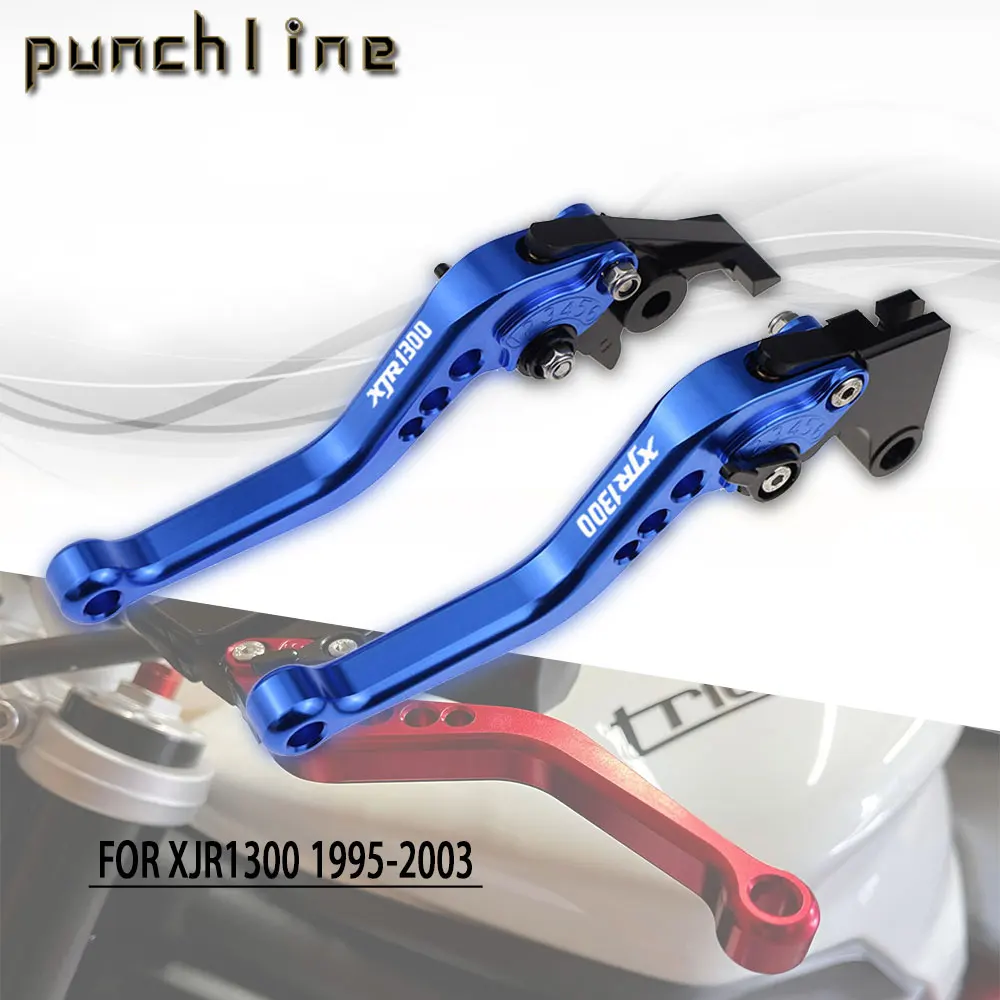 Fit For XJR1300 1995-2003 XJR 1300 1996 1997 1998 Motorcycle CNC Accessories Short Brake Clutch Levers Adjustable Handle Set