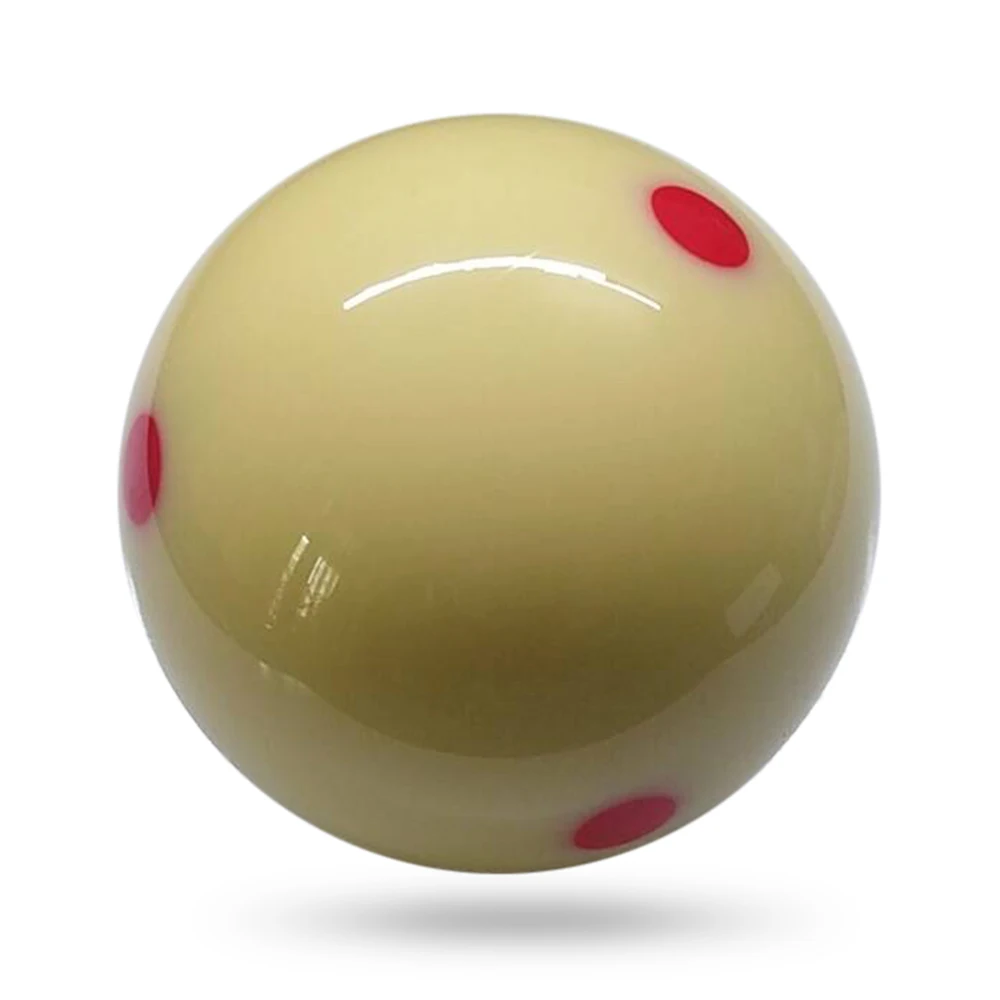 

1PC White Cue Ball 57.2MM Resin Billiard Snooker Redpoint Practice Training Pool Ball Good Replacement For Training and Playing