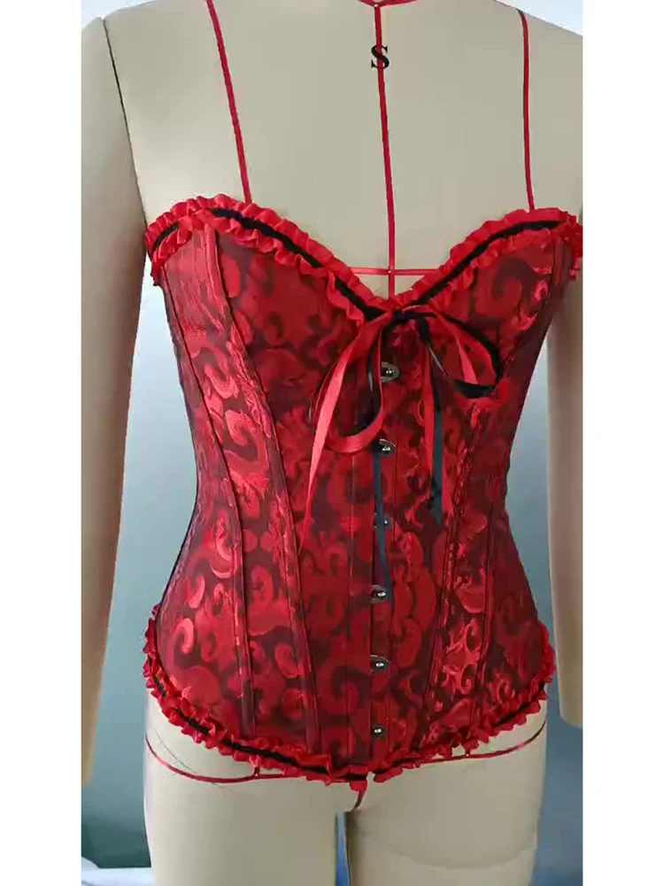 Corsetto di corte Cincher in vita europeo e americano 12 Lattice che tiene l'osso stretto Body Shaper Sexy pancia controllo Body reggiseno push-up