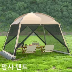 330*330*240cm Anti-mosquito Mesh Tent Sunshade Waterproof Tent Camping Tent For 6-8 Person Outdoor Party Picnic House