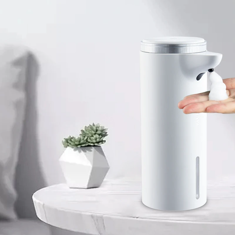

Automatic Touchless Soap Dispenser 340ml Electric Foaming Adjustable Foam Dispenser for Kitchen Bathroom USB Rechargeable